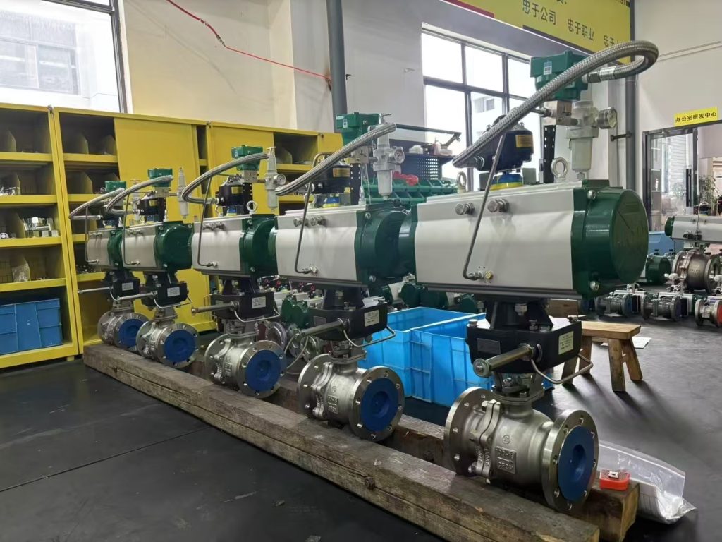 Ball valve-Pneumetic type