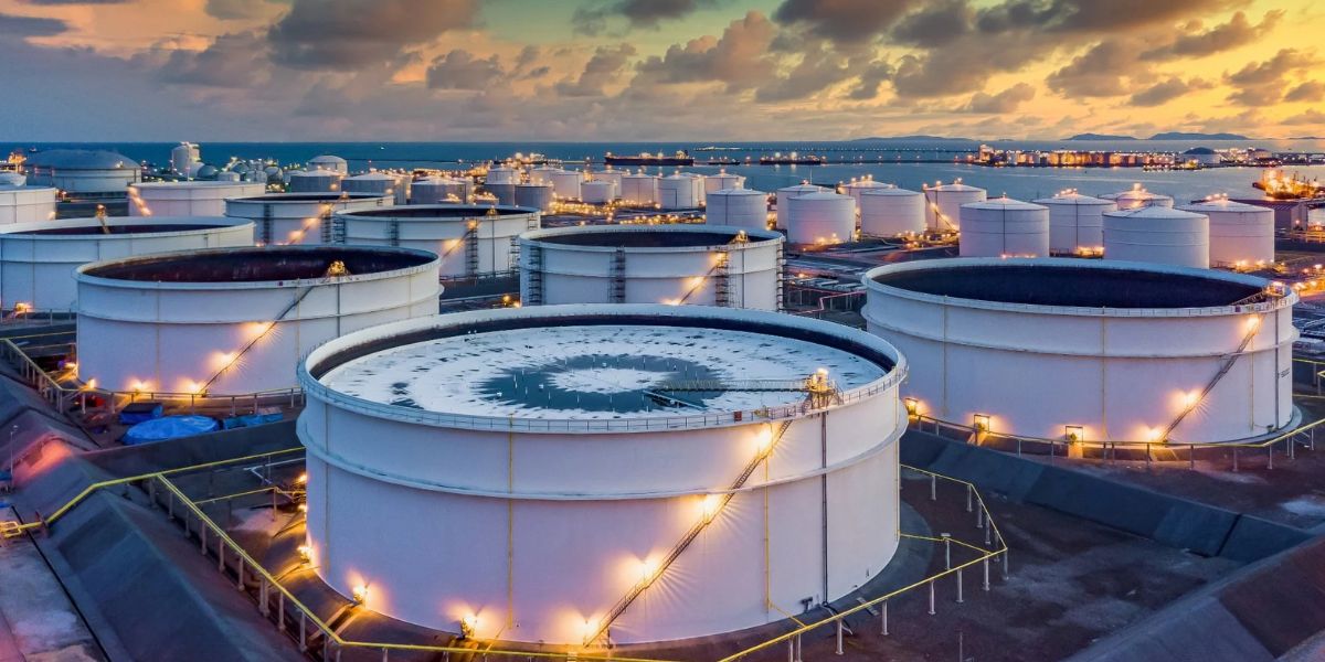 Tank in chemical plant
