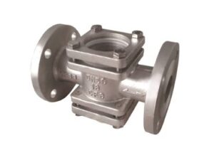 Indicateur de débit à double fenêtre