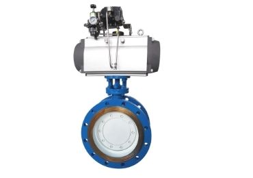 Pneumatic Metal seal Butterfly onoff valve