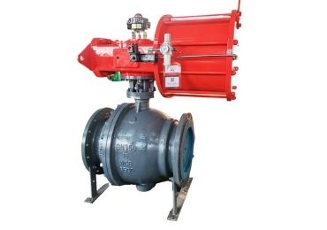 Pneumatic onoff ball valve