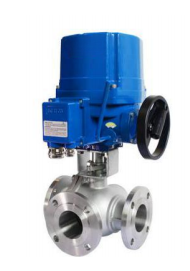 Elelctric Actuated 3 way Ball Valve