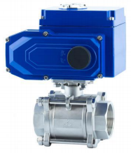 3 piece electric ball valve