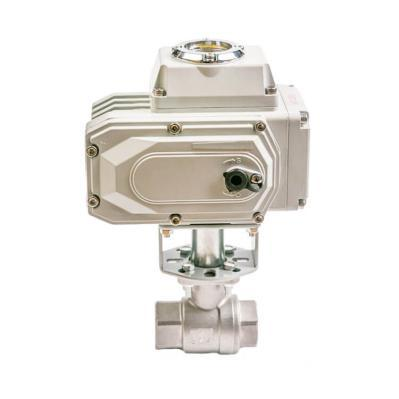 Stainless Steel Electric Actuated 2 Piece Ball Valve