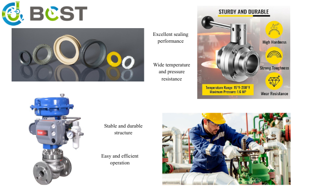 Cross-Section of 90 Degree Ball Valve Features