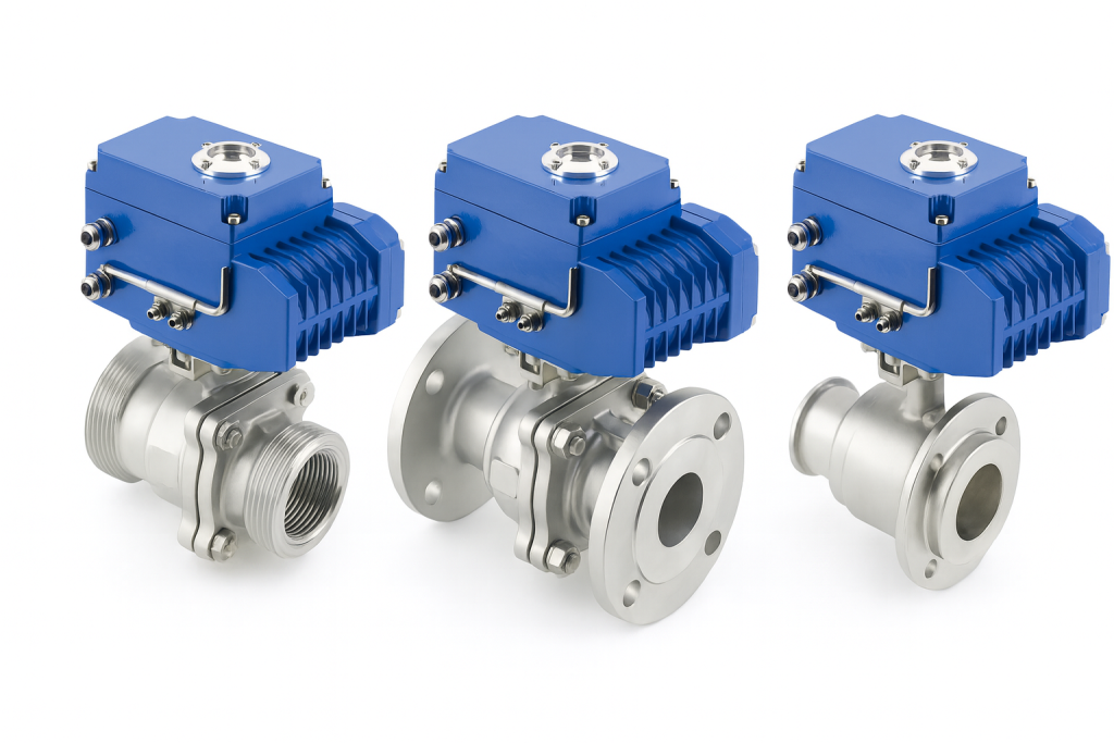Electric Ball Valve Body Types and Connections