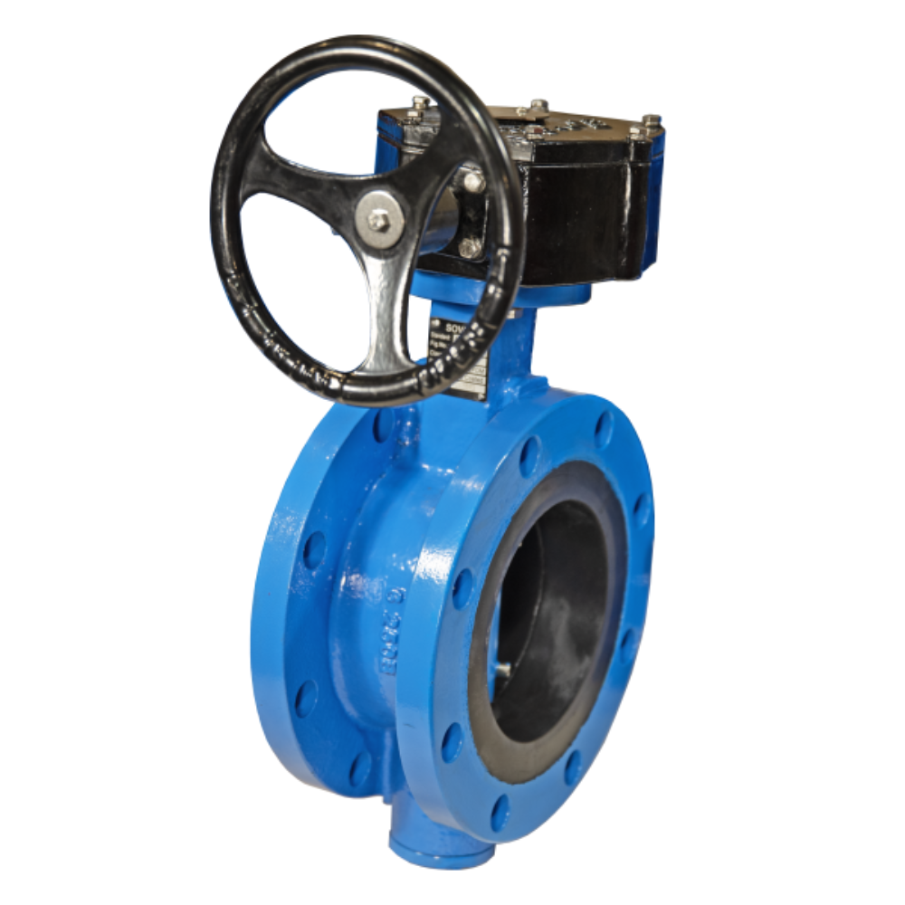 flanged-butterfly valve