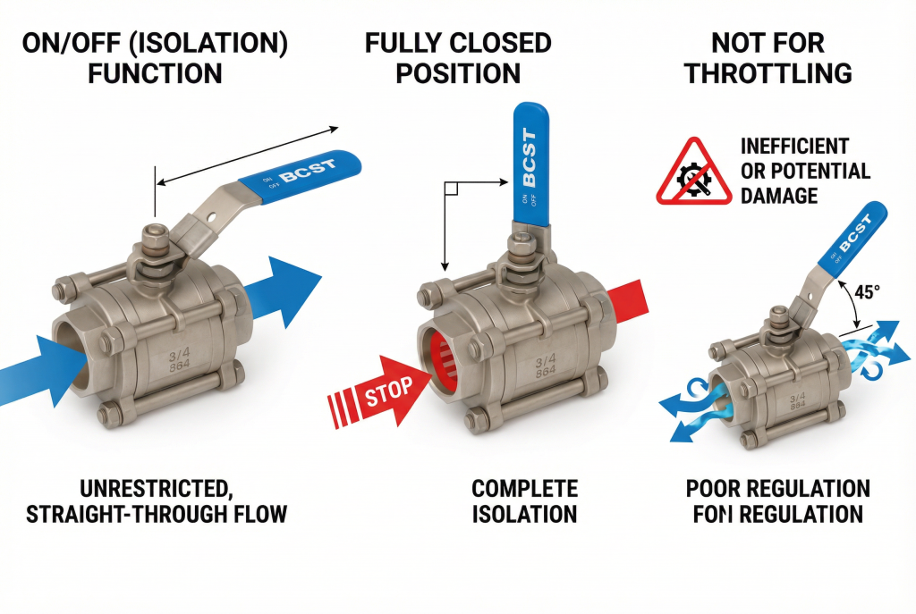 how does ball valve work - ball valve primary function