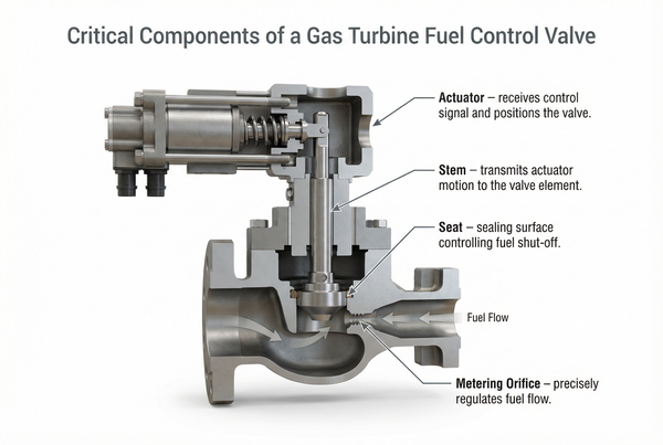 fuel control valve components