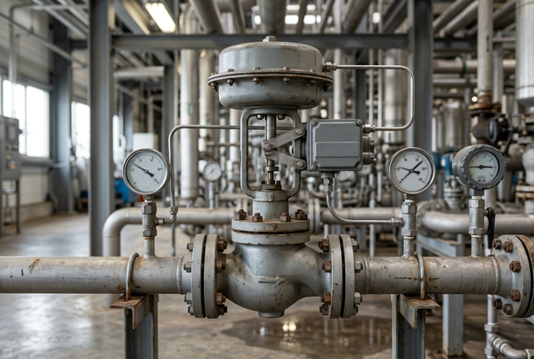 Field Data Showing Control Valve Hunting at Low Opening