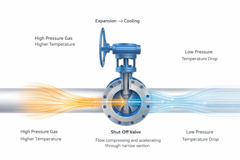 The Joule-Thomson Effect: Why High-Pressure Shut-Off Valves Freeze and Fail During Rapid Depressurization