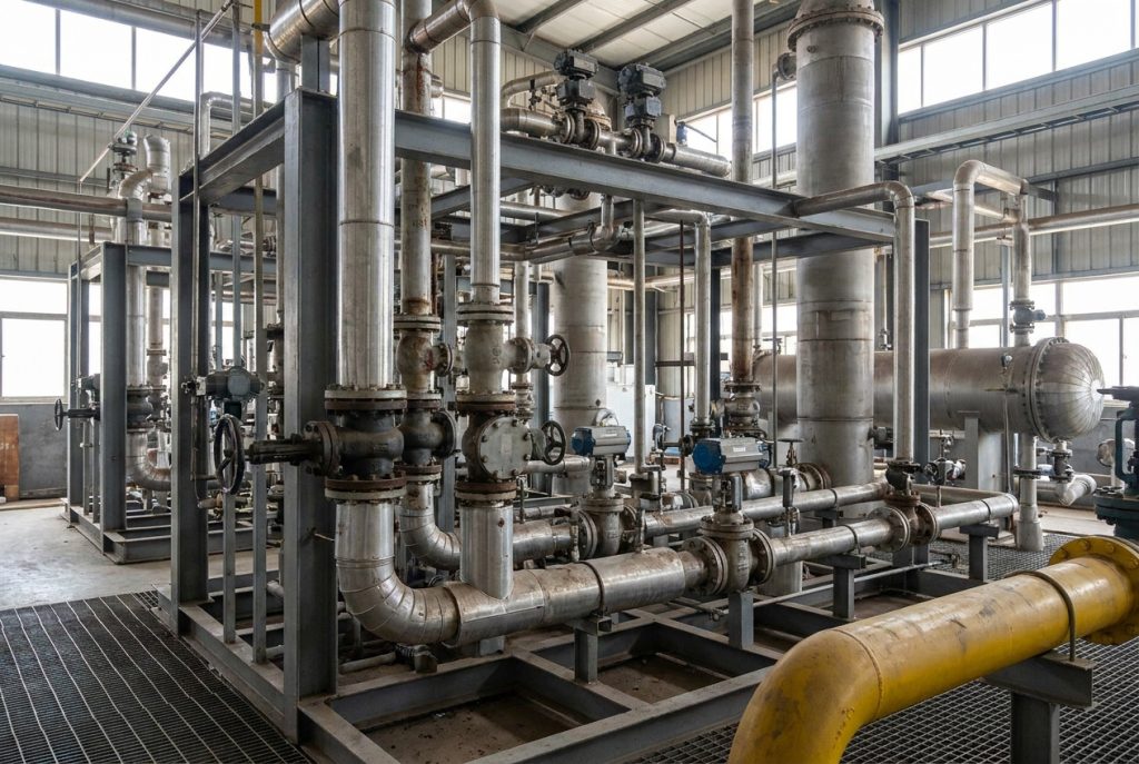 Typical Carbon Capture Skid Highlighting Valve Integration