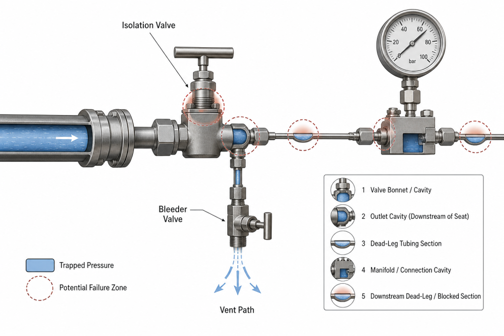 bleeder valve setup