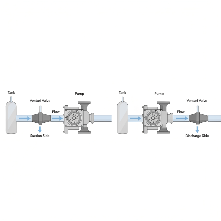 Venturi Valve Installation: Optimal Placement for Pump System Efficiency