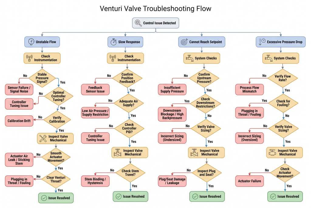 venturi-valve-troubleshooting-flowchart