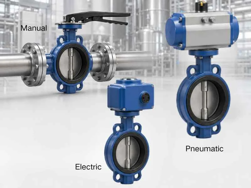Butterfly Valve Actuator Options