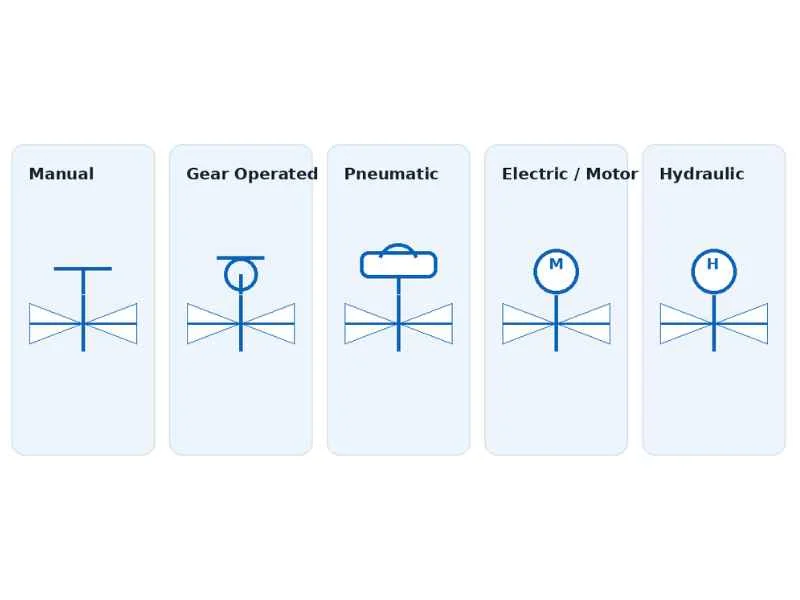 Butterfly Valve Actuator Symbols