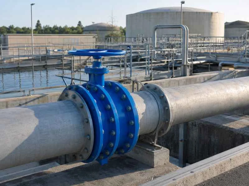 Butterfly Valve Water Treatment Flow Control Application