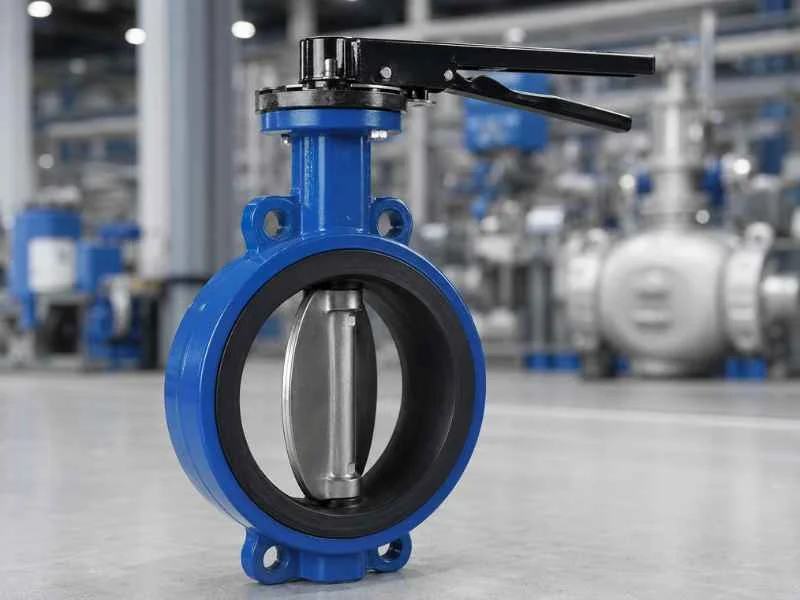 Rubber lined butterfly valve
