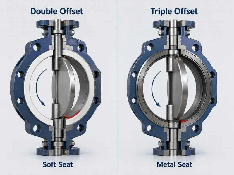 Triple Offset Valve Sealing Mechanism