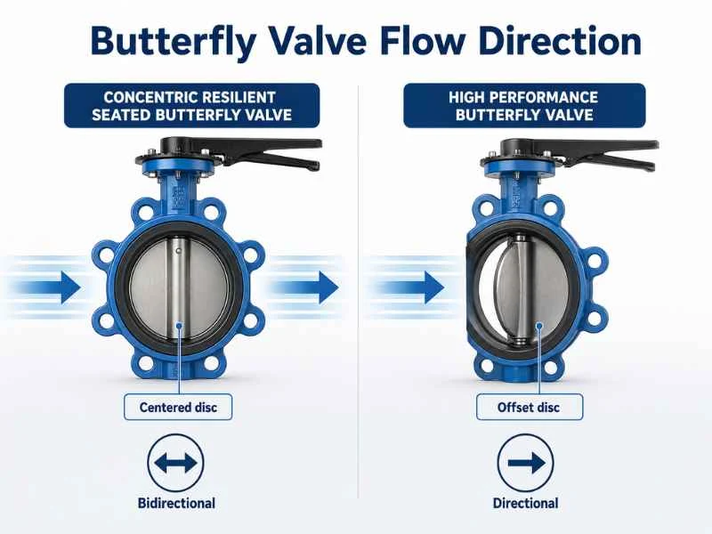 High-Performance Butterfly Valve Flow Path