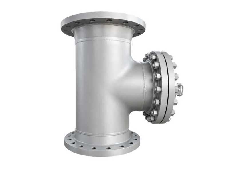 Fabricated T-type strainer