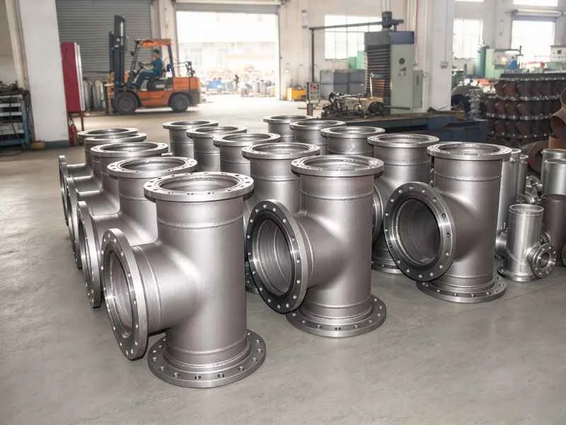 Factory testing of a T-type strainer