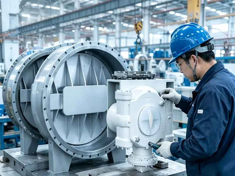 Industrial air and gas dampers