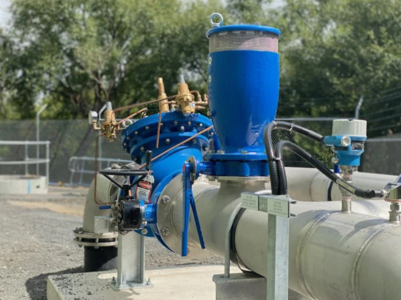 Pipe-away tank vent valve