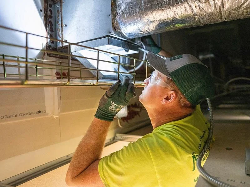Cement damper inspection and maintenance