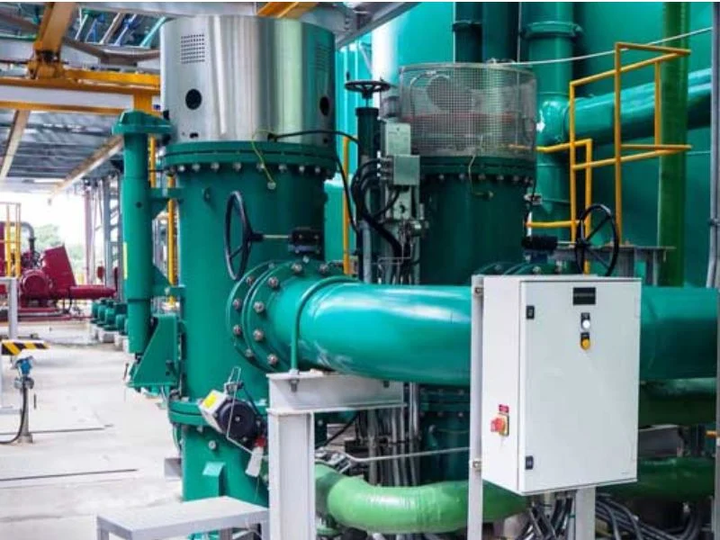Cooling water self-cleaning filter