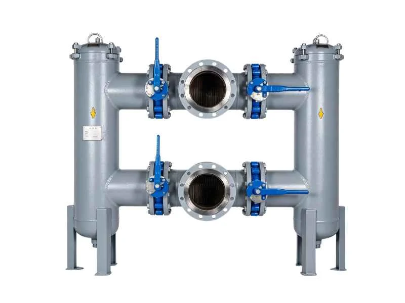 Custom duplex strainer system