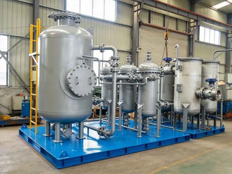 Custom industrial basket strainer