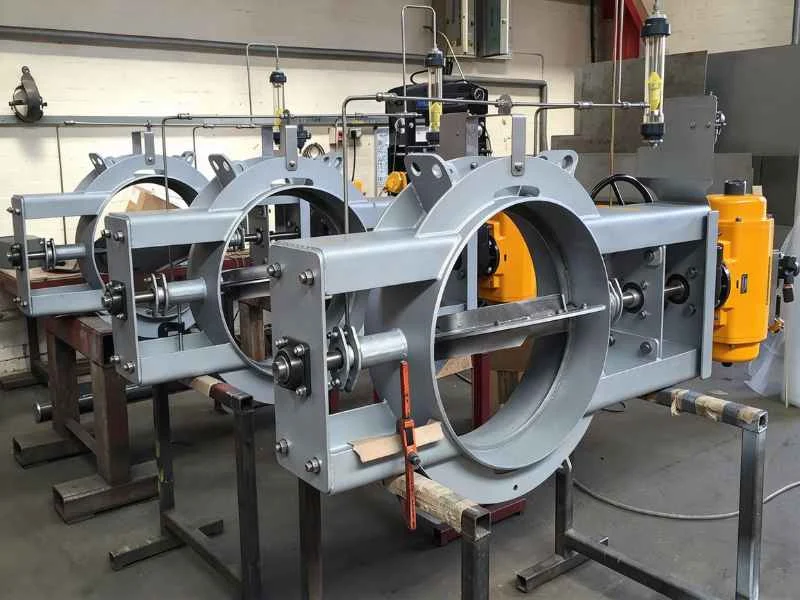 Custom industrial gas damper