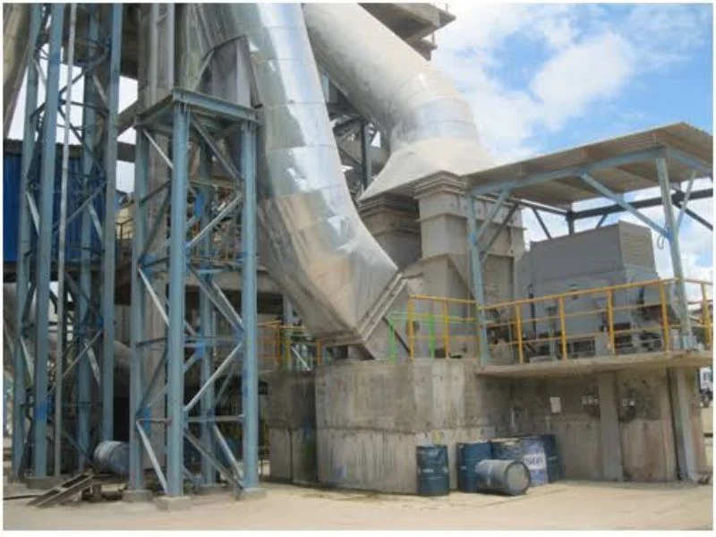 Damper in cement kiln system