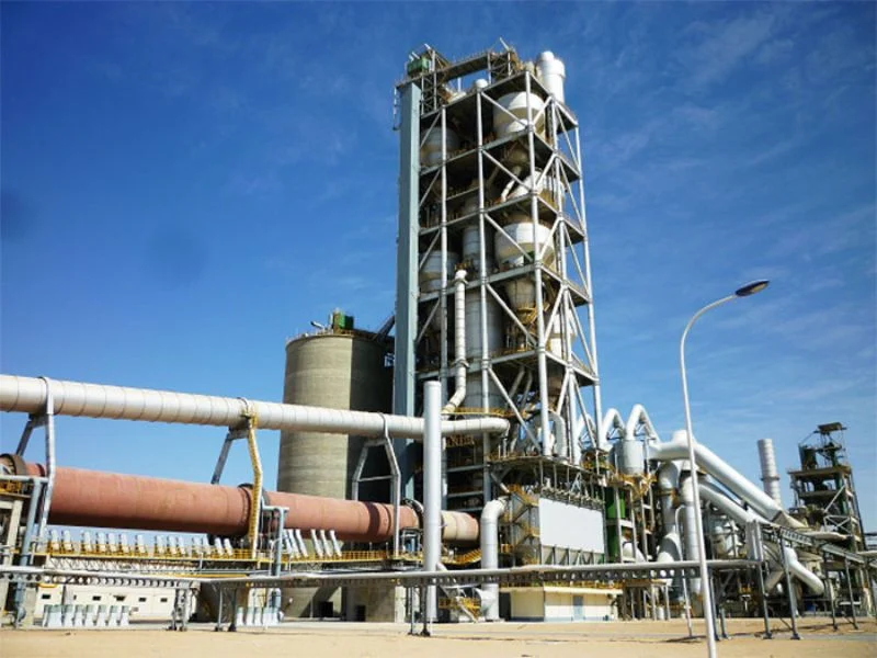Damper in cement preheater