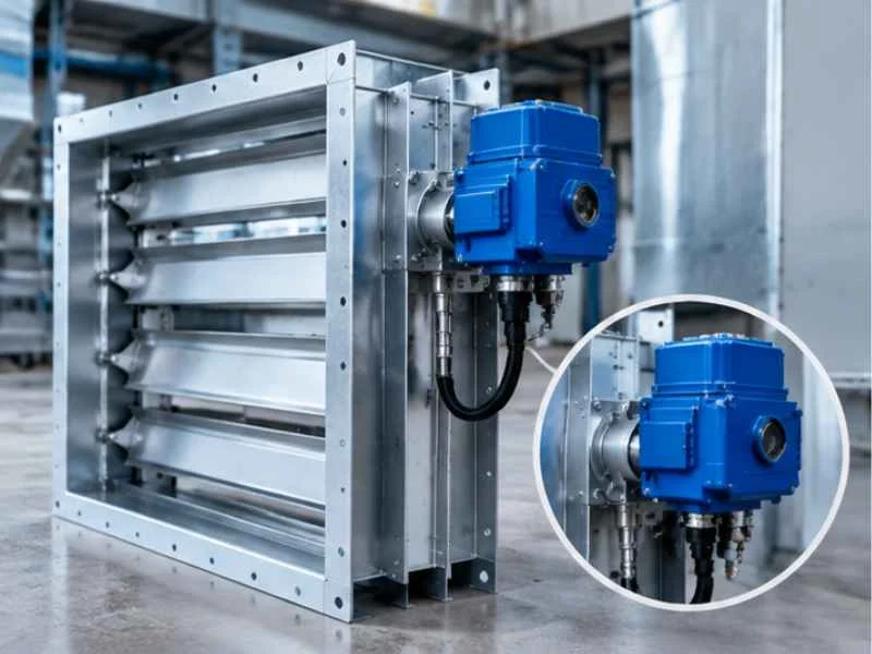 Electric damper actuator