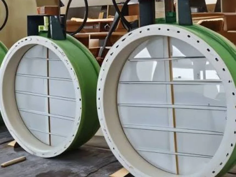 FGD damper materials and construction