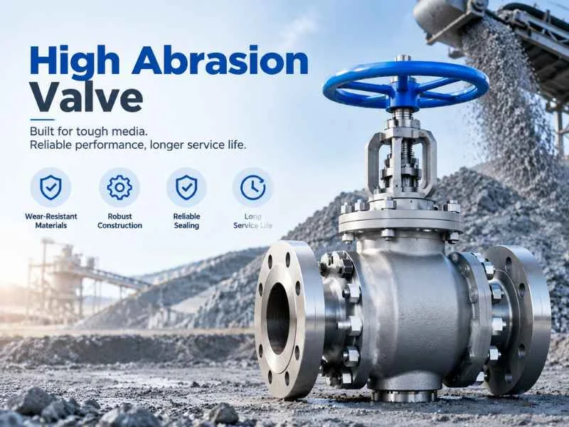 High abrasion industrial valve