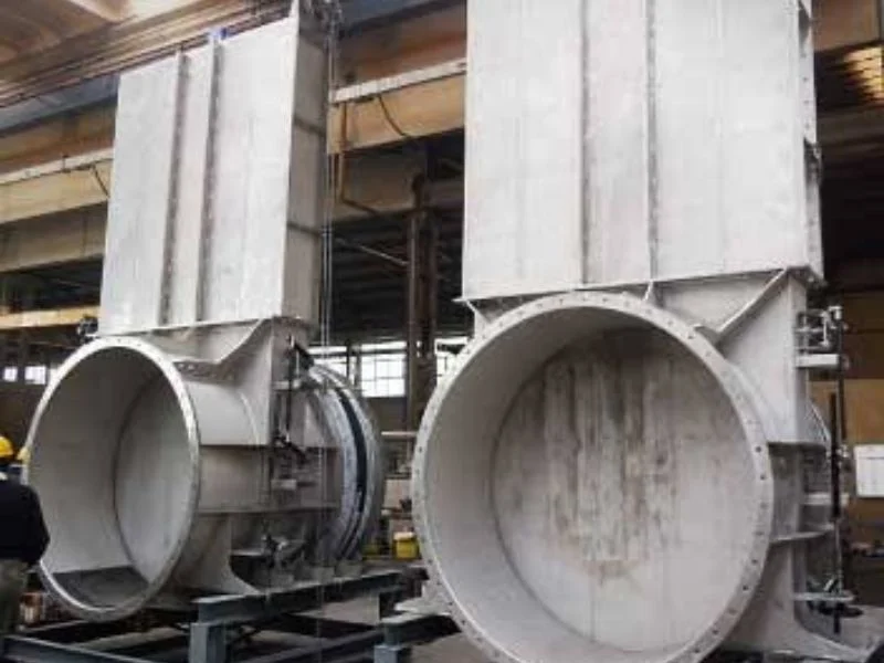 High temperature cement damper components