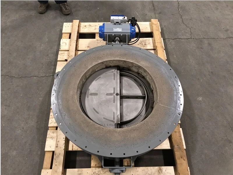 High-temperature diverter damper