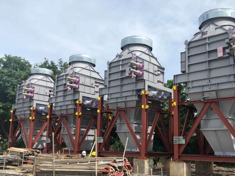 High-temperature industrial gas damper