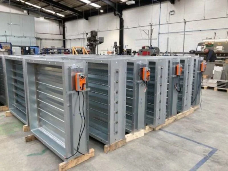 High-temperature isolation damper