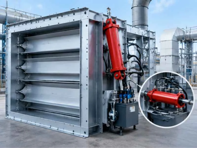 Hydraulic damper actuator