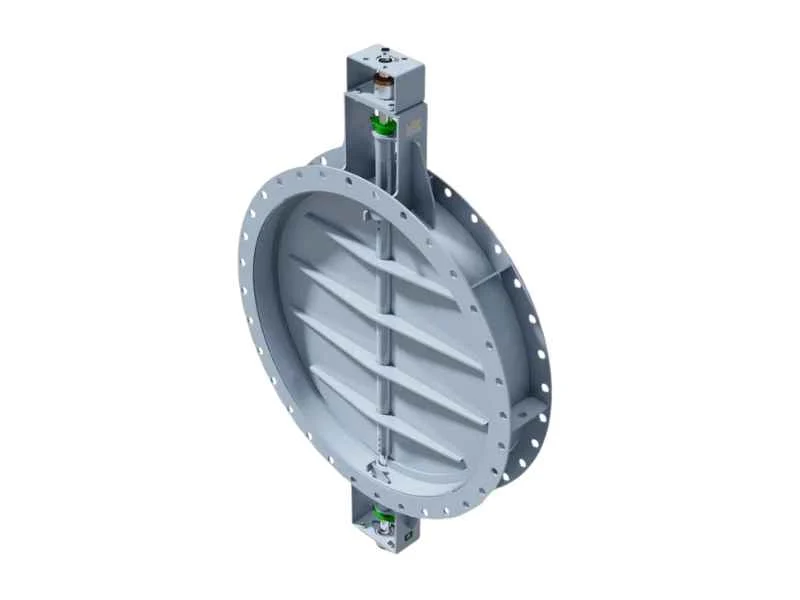 Industrial butterfly damper