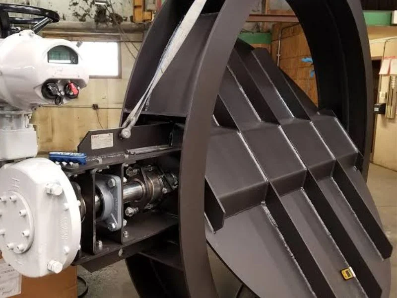 Industrial damper functional test