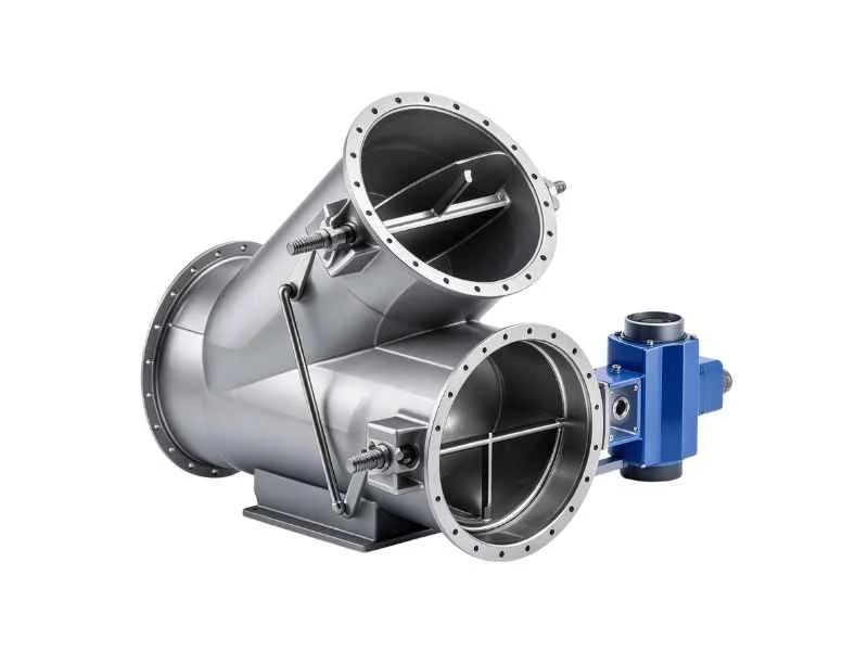 Industrial diverter damper
