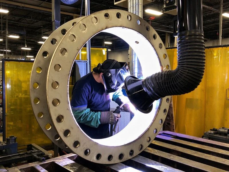 Industrial gas damper sealing system