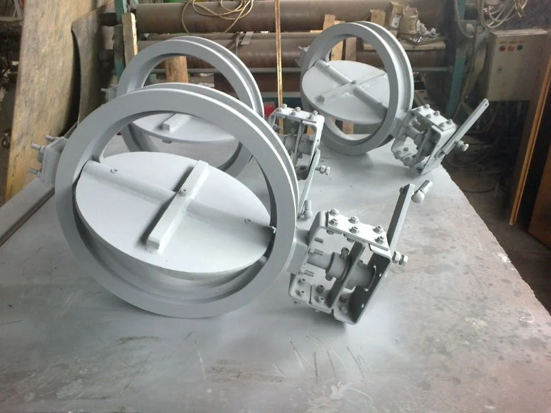 Industrial gas damper