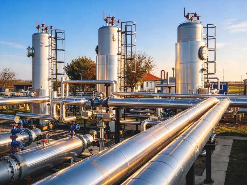 Industrial gas duct flow control